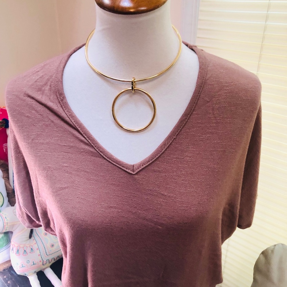 Cute Mocha cropped Top